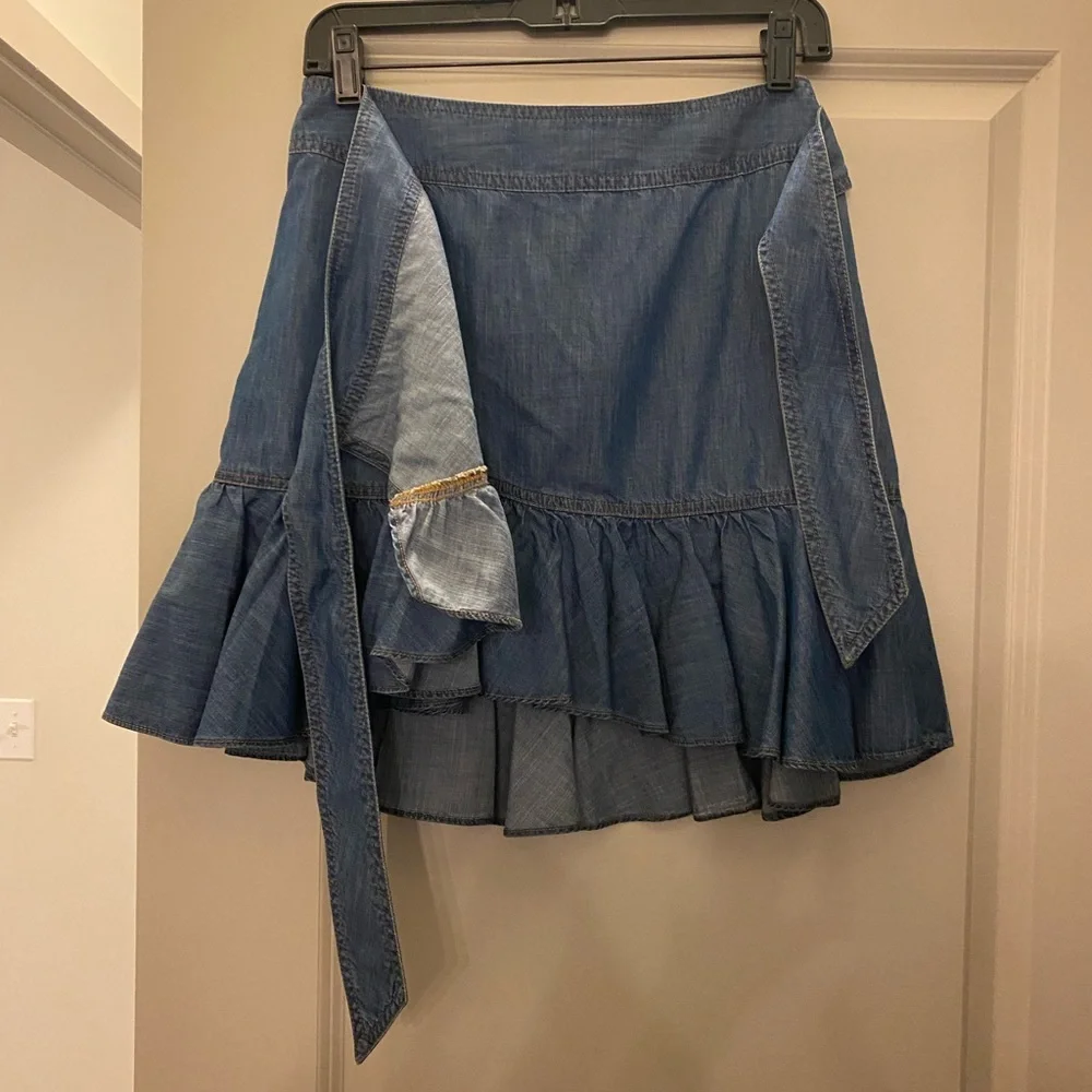 Veronica beard Memphis Denim skirt - Picture 5 of 9